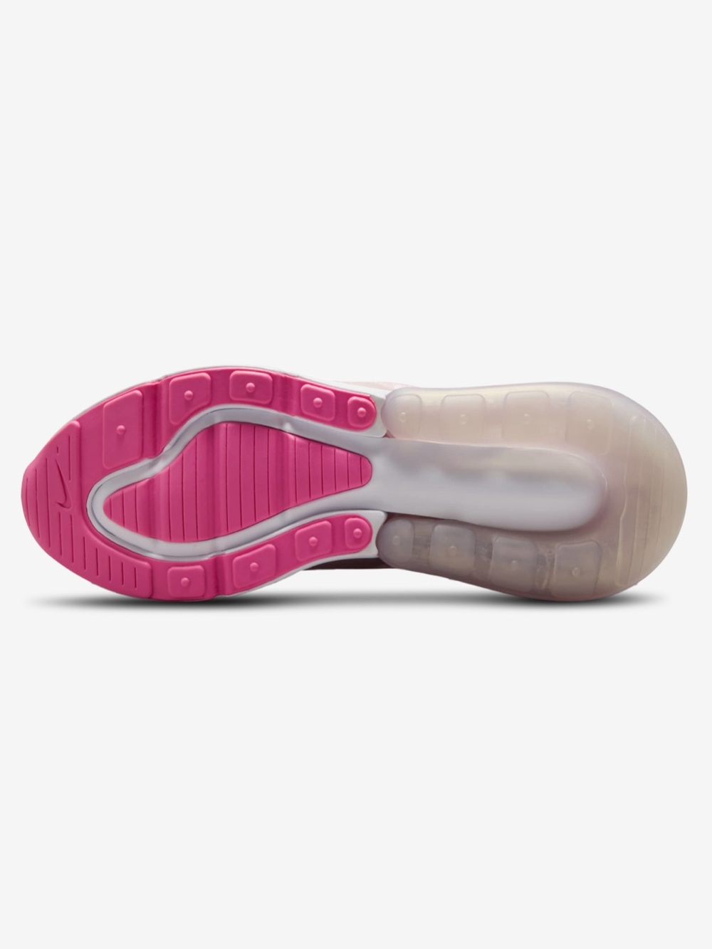 Nike Pink and Gray Air Max 270 Women's Sneakers - Picture 3 of 15